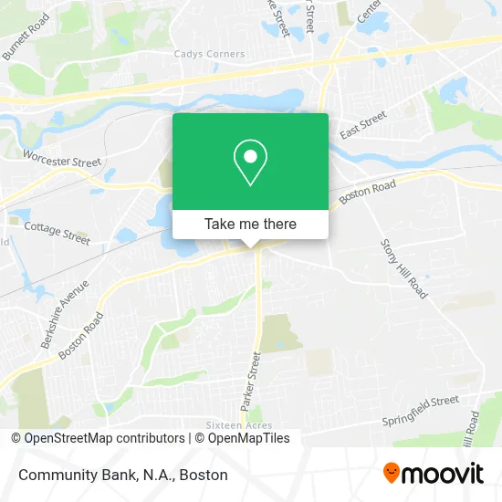 Community Bank, N.A. map