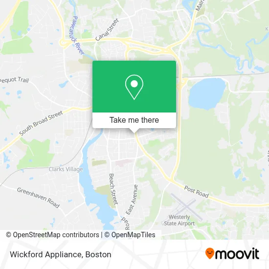 Wickford Appliance map