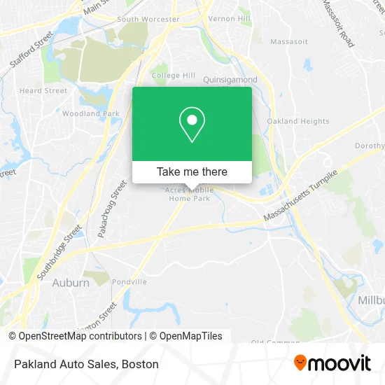 Pakland Auto Sales map