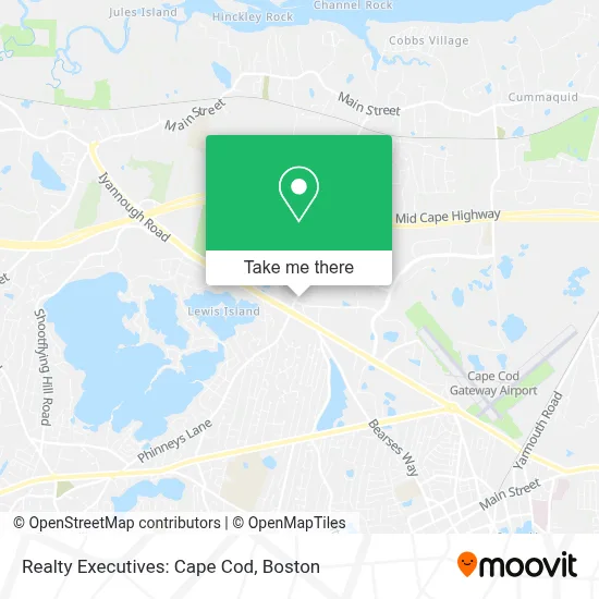 Realty Executives: Cape Cod map