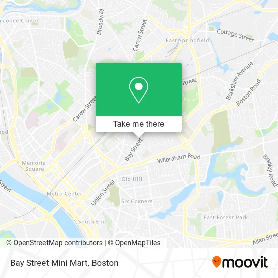 Bay Street Mini Mart map