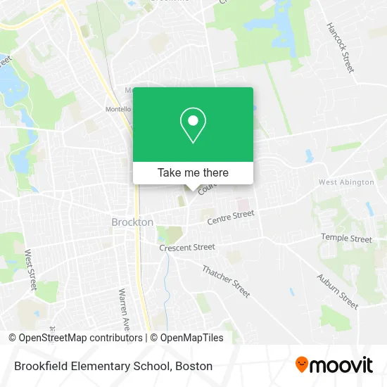 Brookfield Elementary School map
