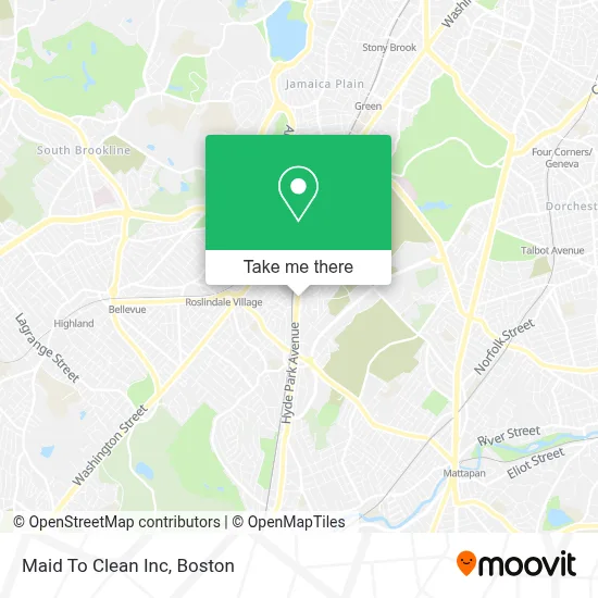 Maid To Clean Inc map