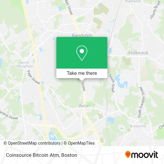 Coinsource Bitcoin Atm map