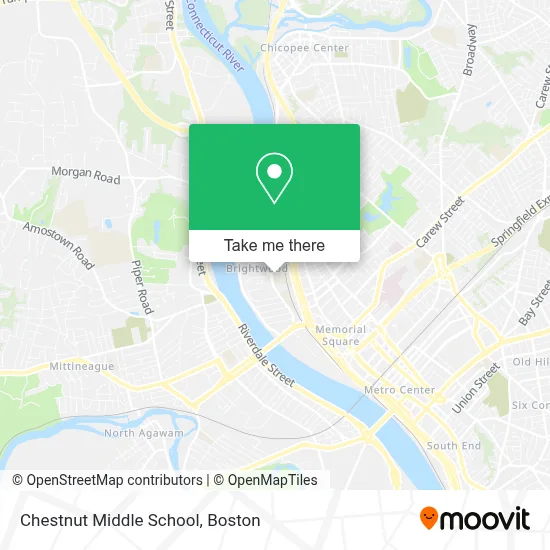 Chestnut Middle School map