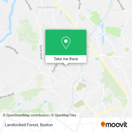 Landlocked Forest map