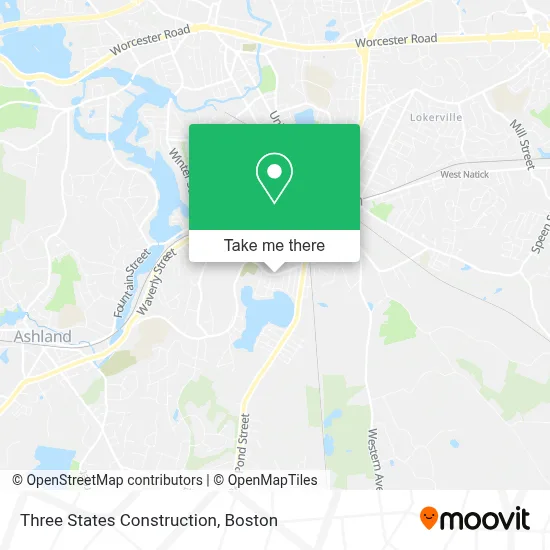 Three States Construction map