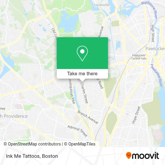 Ink Me Tattoos map