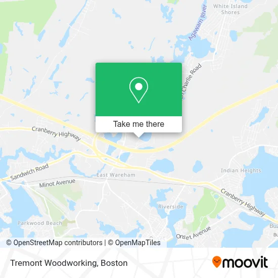 Tremont Woodworking map