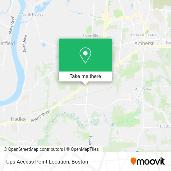 Ups Access Point Location map