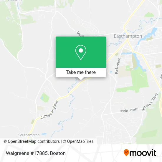 Walgreens #17885 map