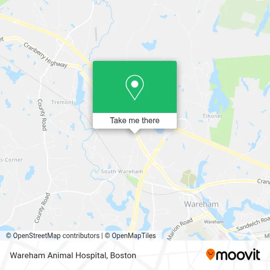 Wareham Animal Hospital map