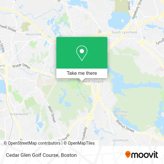 Cedar Glen Golf Course map