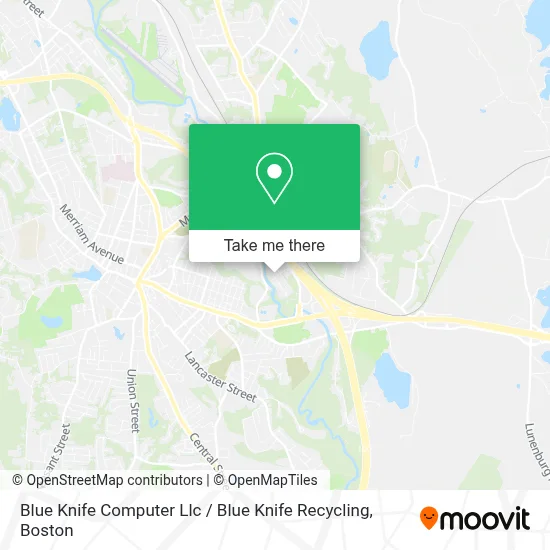 Blue Knife Computer Llc / Blue Knife Recycling map