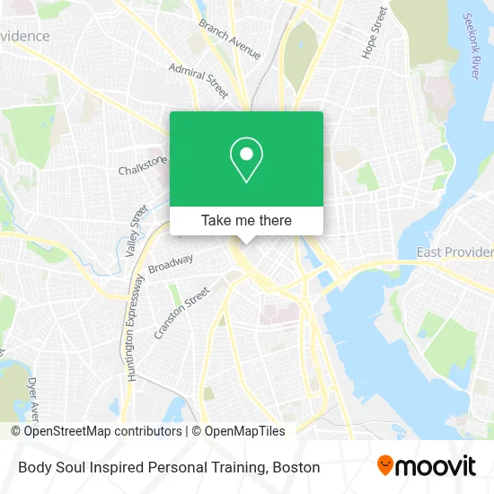 Body Soul Inspired Personal Training map