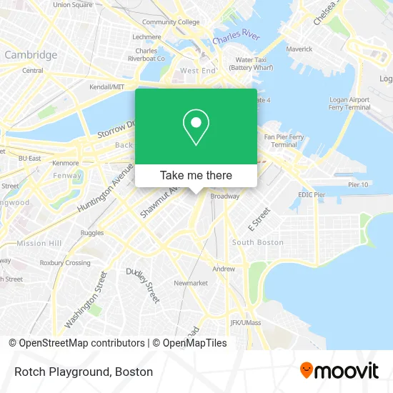 Rotch Playground map