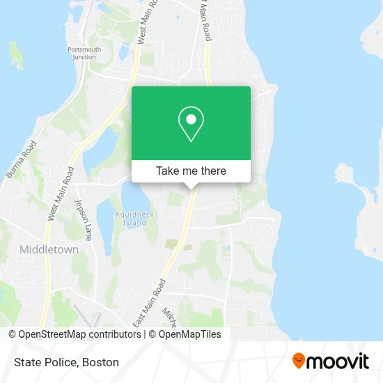 State Police map