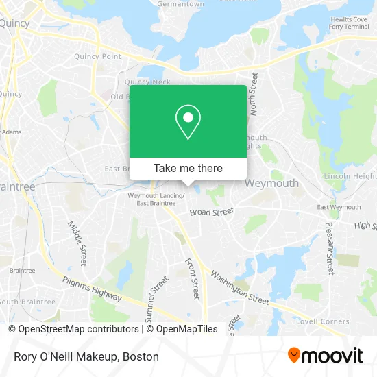Rory O'Neill Makeup map