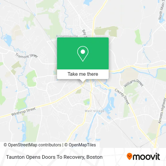 Taunton Opens Doors To Recovery map