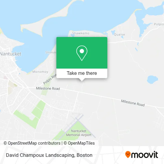 David Champoux Landscaping map