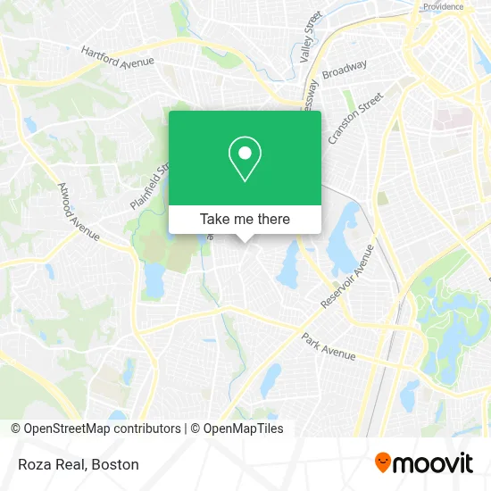 Roza Real map