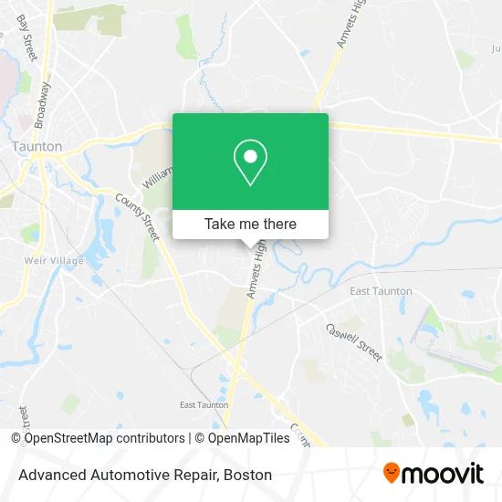 Advanced Automotive Repair map