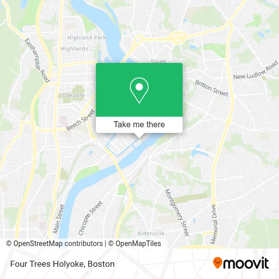 Four Trees Holyoke map