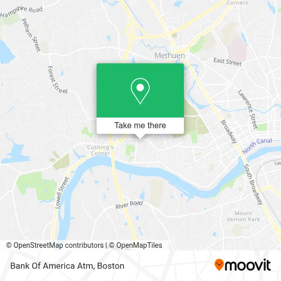 Bank Of America Atm map