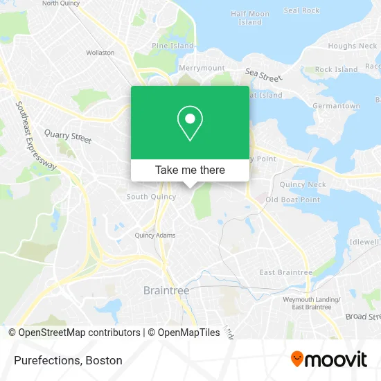 Purefections map