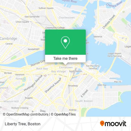 Liberty Tree map