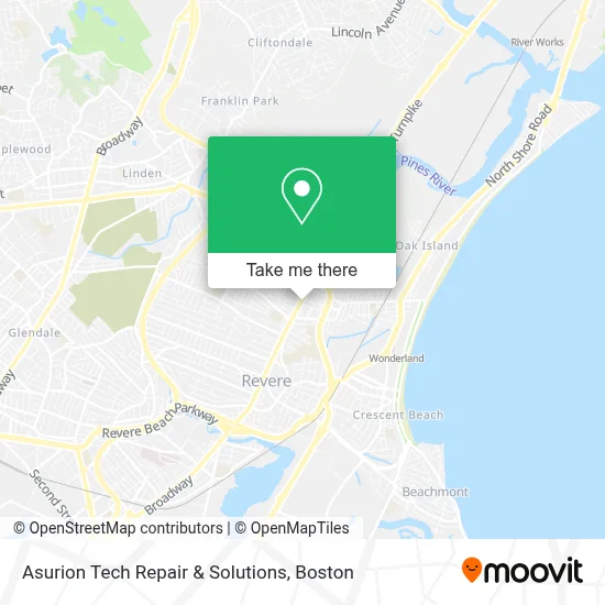 Asurion Tech Repair & Solutions map