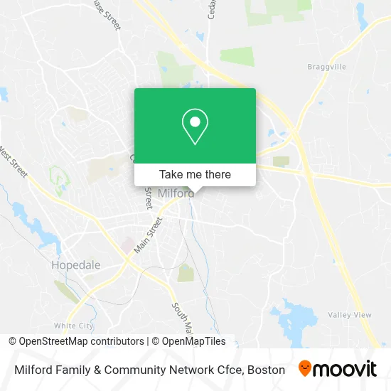 Milford Family & Community Network Cfce map