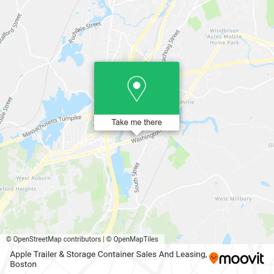 Apple Trailer & Storage Container Sales And Leasing map