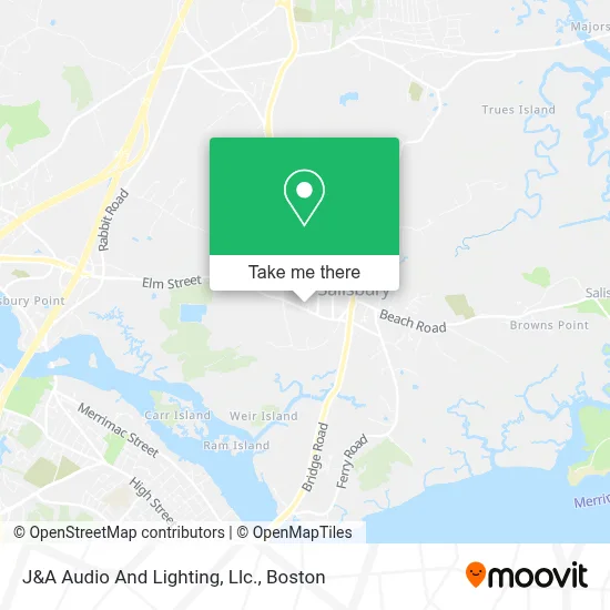 J&A Audio And Lighting, Llc. map