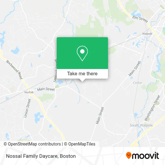 Nossal Family Daycare map