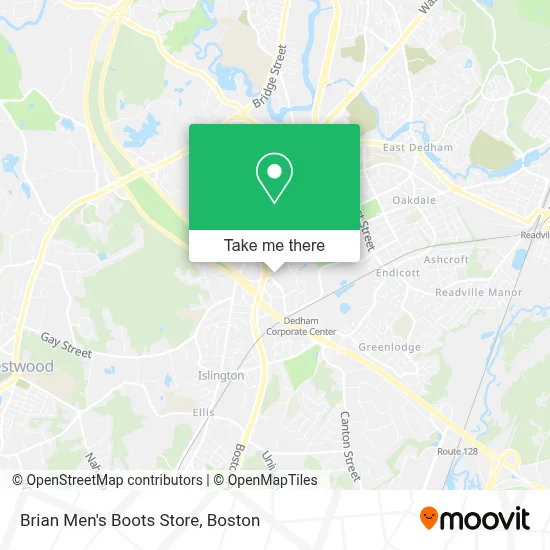 Brian Men's Boots Store map
