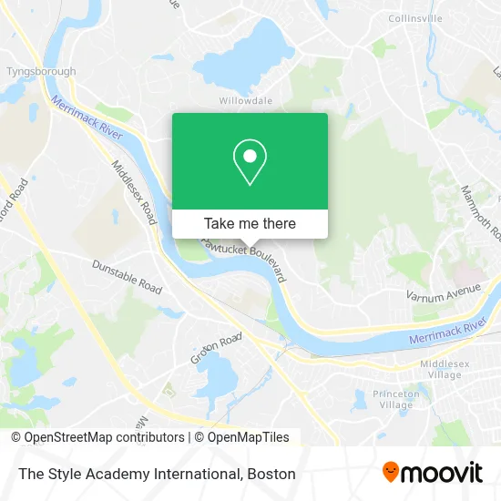 The Style Academy International map