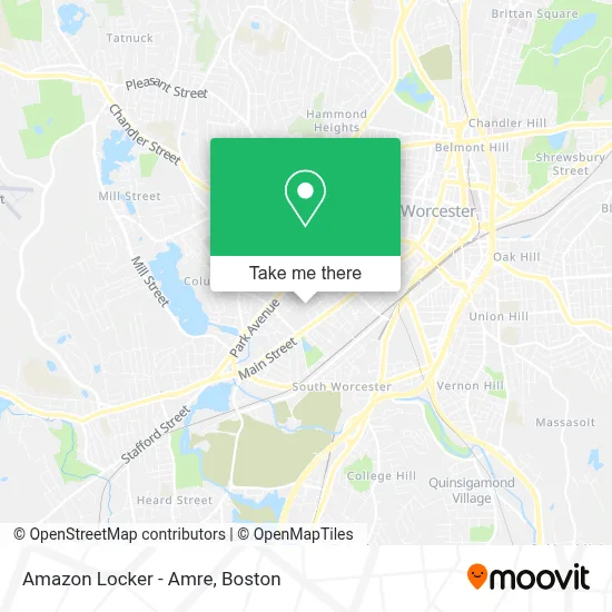Amazon Locker - Amre map