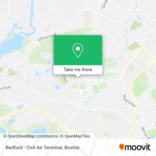 Bedford - Civil Air Terminal map