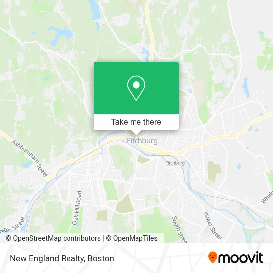 New England Realty map