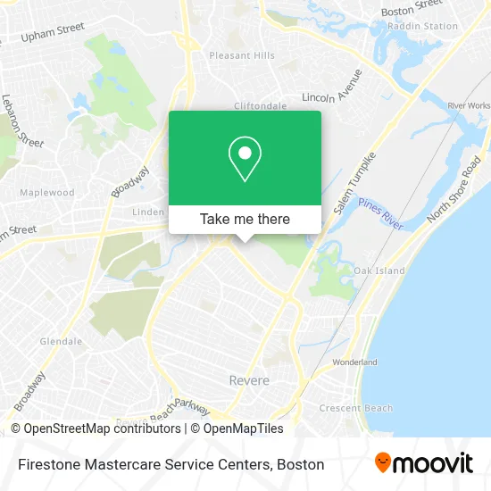 Firestone Mastercare Service Centers map