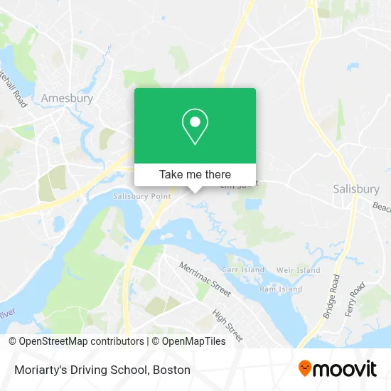 Moriarty's Driving School map