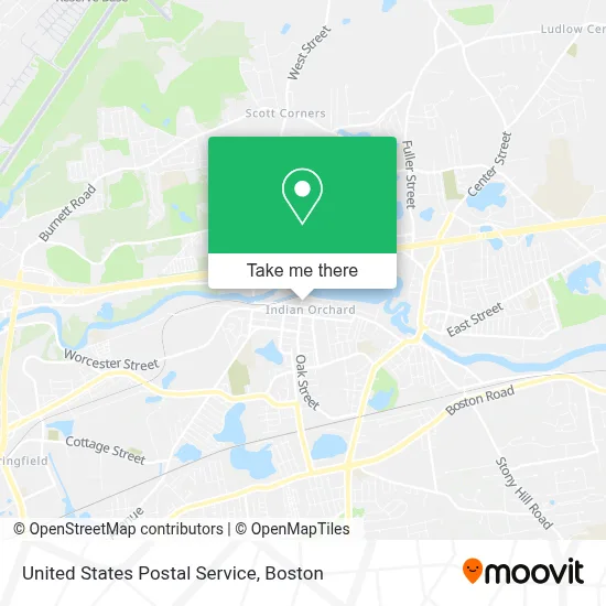 United States Postal Service map
