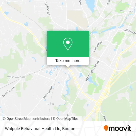 Walpole Behavioral Health Llc map