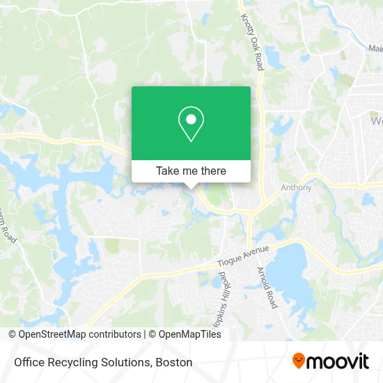 Office Recycling Solutions map