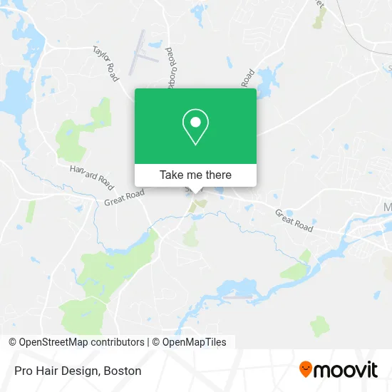 Pro Hair Design map