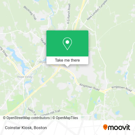 Coinstar Kiosk map