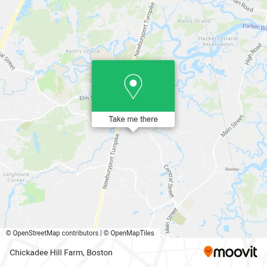 Chickadee Hill Farm map