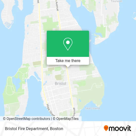 Bristol Fire Department map