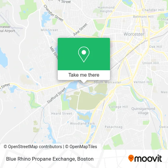 Blue Rhino Propane Exchange map